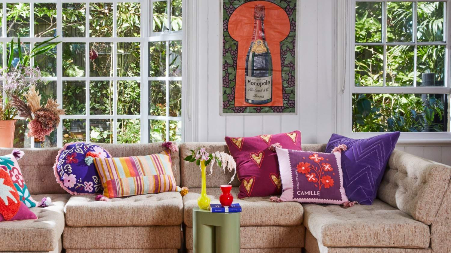 5 Colourful Cushions to liven up your lounge room