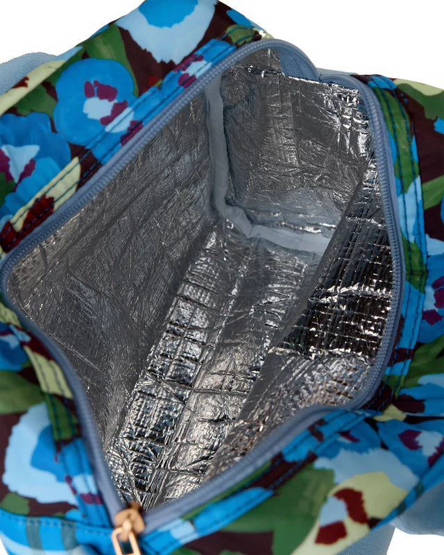 pansy patch lunch tote