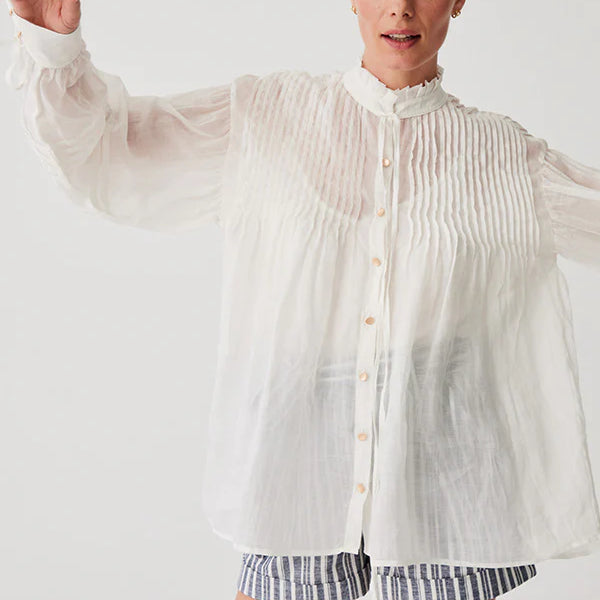 Aaliyah Blouse  - Ivory by