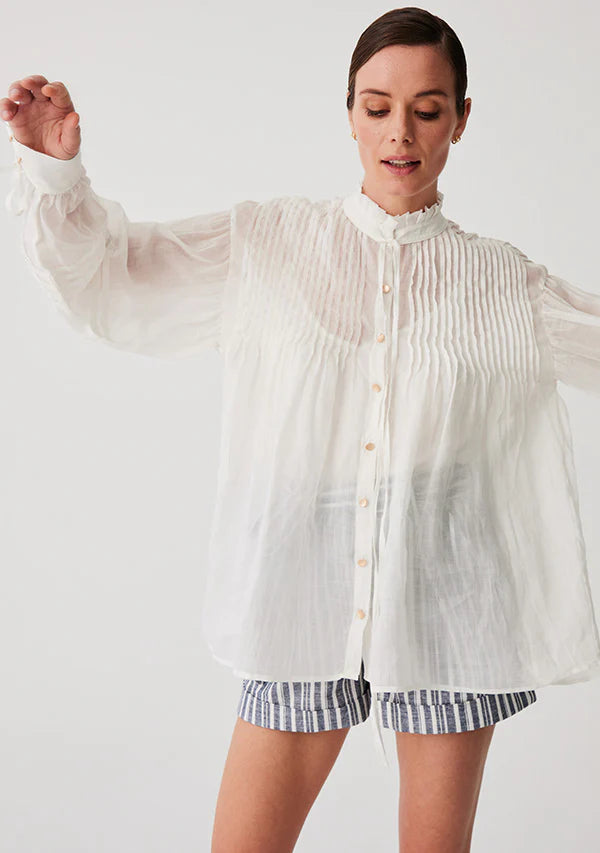 Aaliyah Blouse - Ivory by