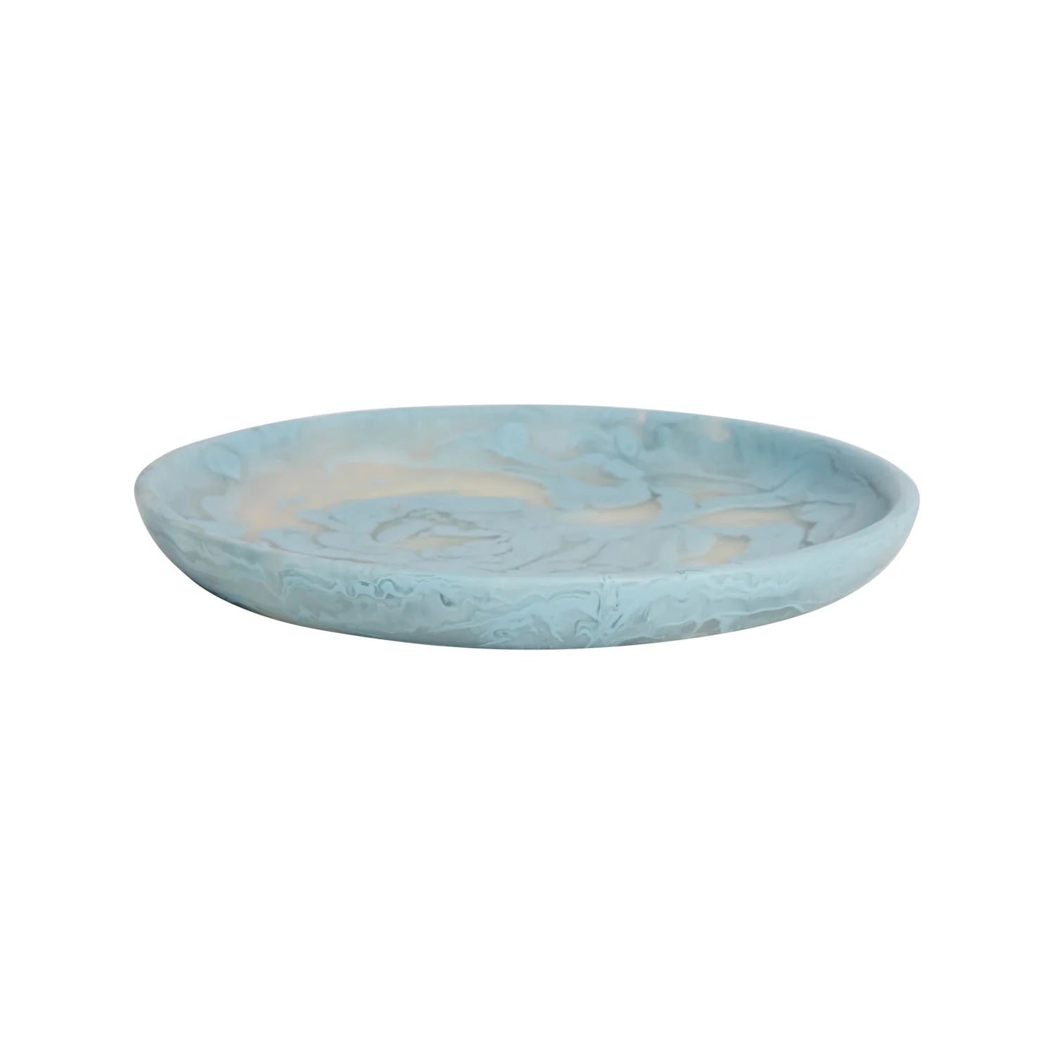 aamin mini platter in blue resin
