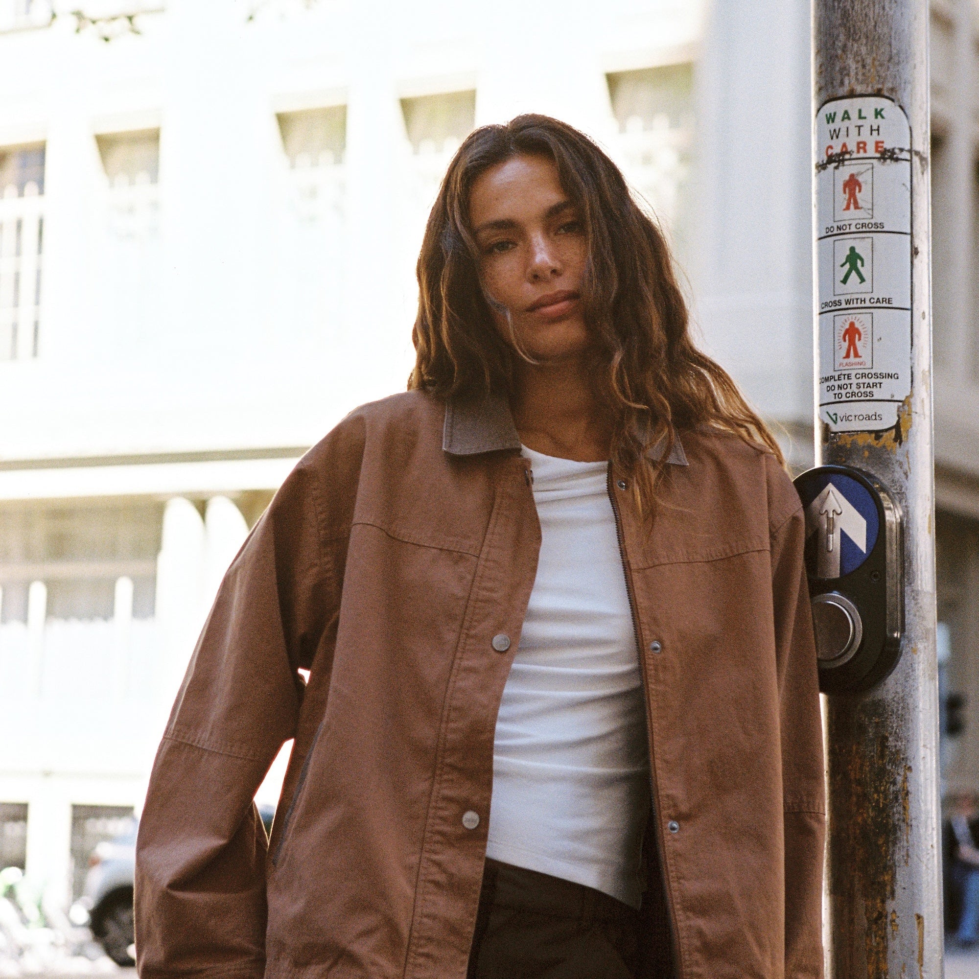 Addison Canvas Jacket Camel by Juni