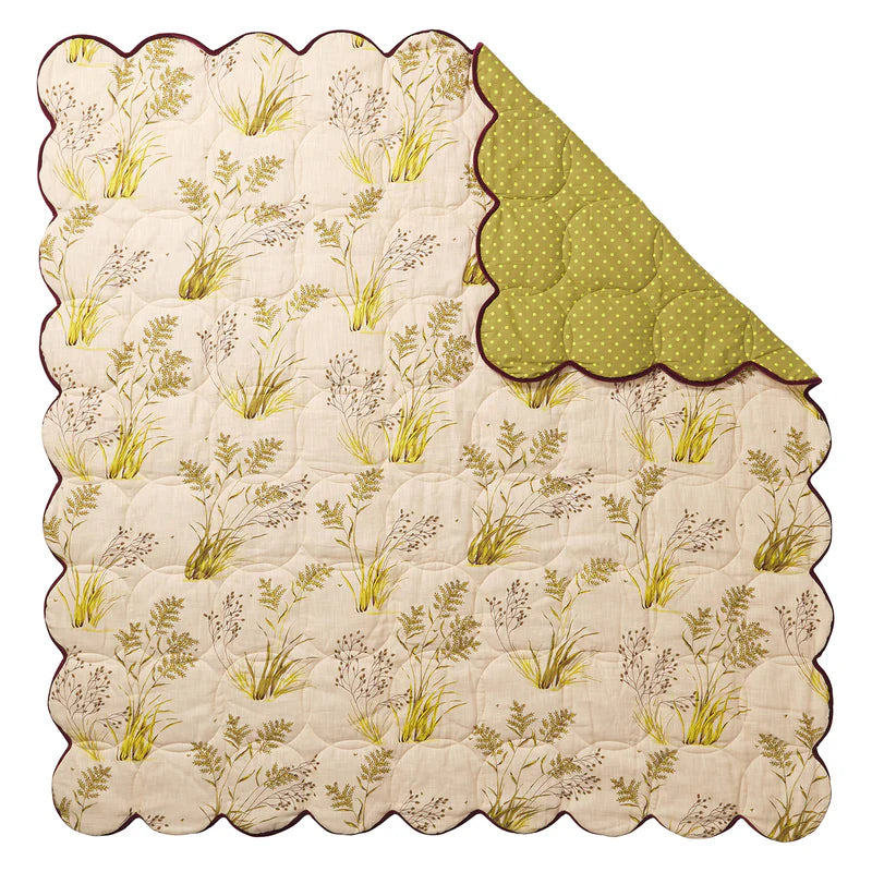 Adelyn Scalloped Quilted Coverlet by Sage & Clare