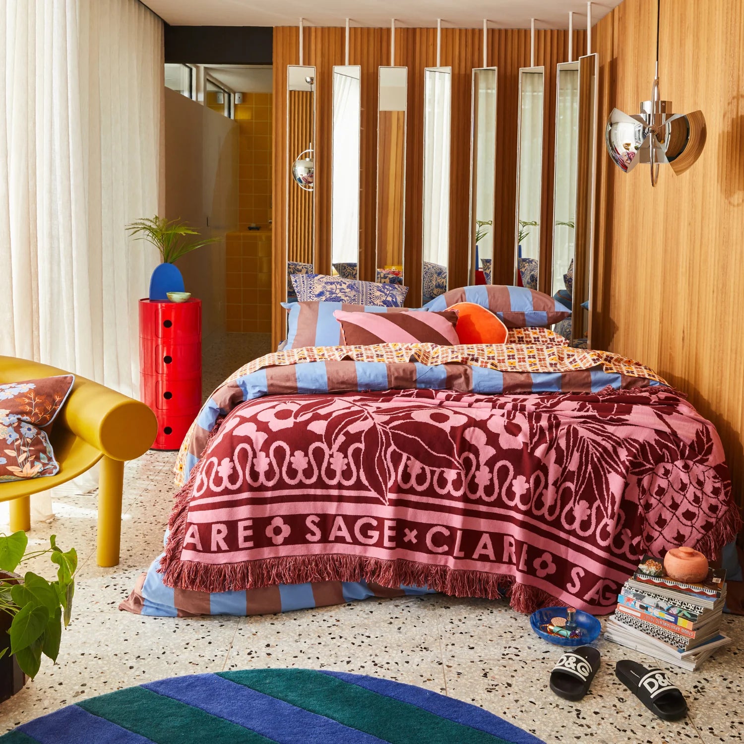 Alexa Jacquard Knit Throw by