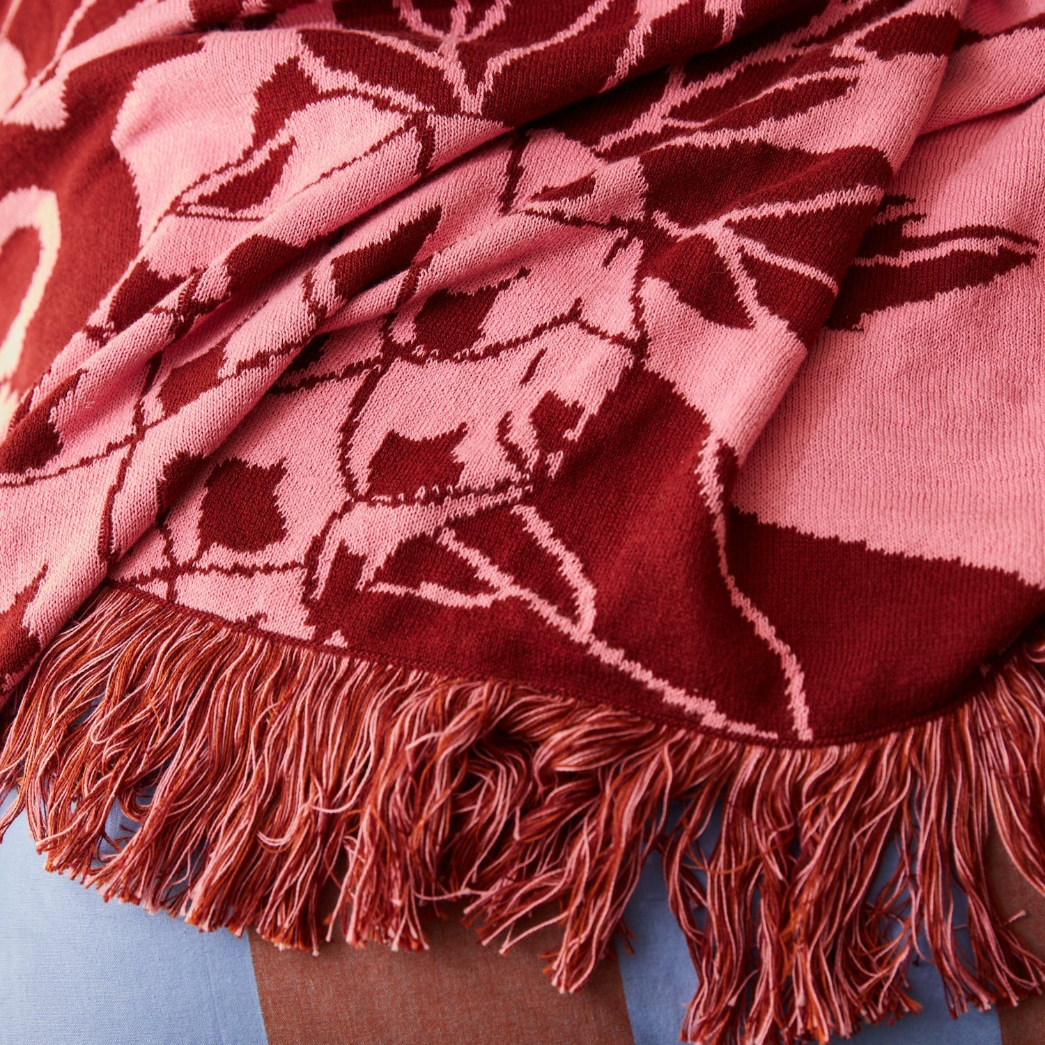 Alexa Jacquard Knit Throw by