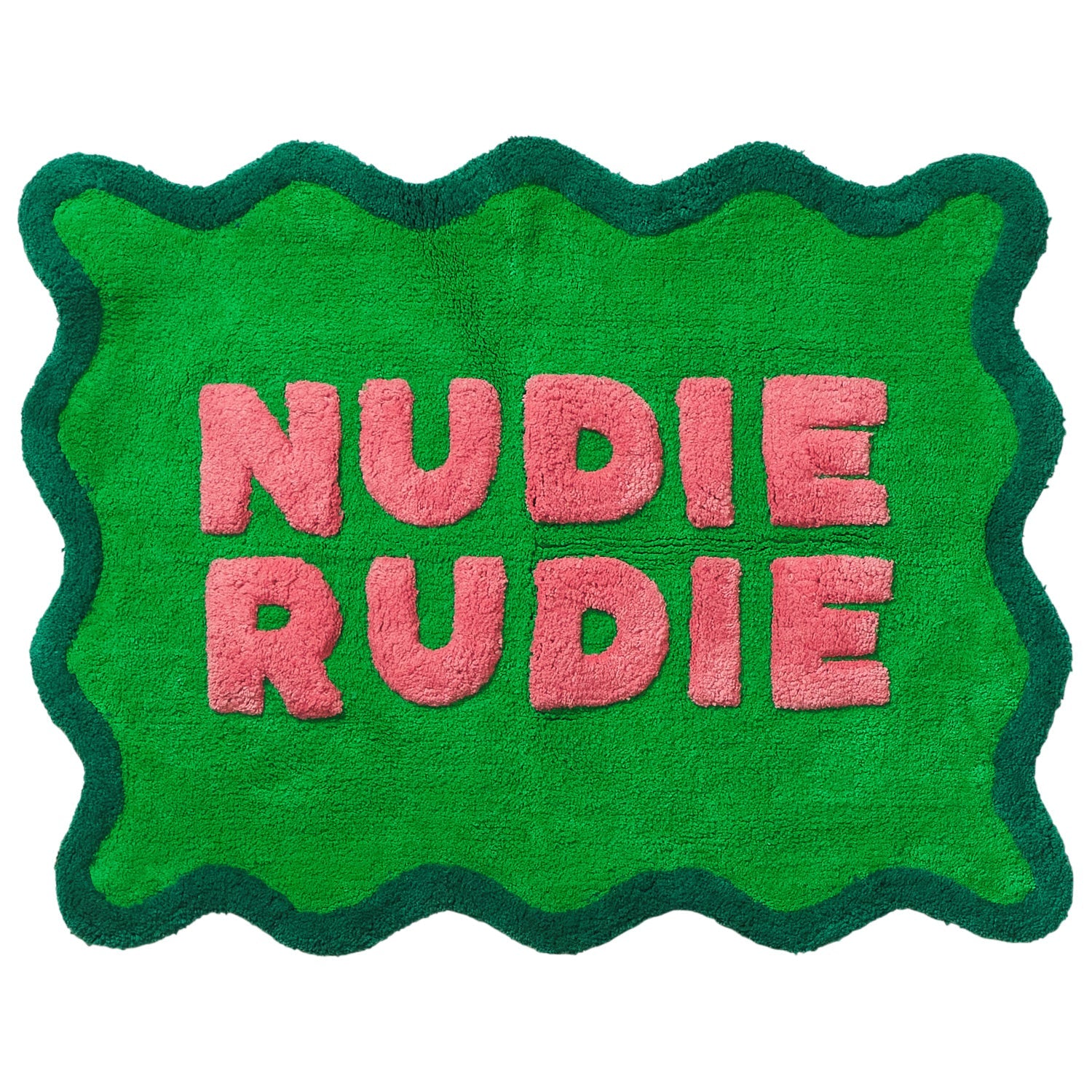 Amalie Nudie Bath Mat - Spring Green by Sage & Clare