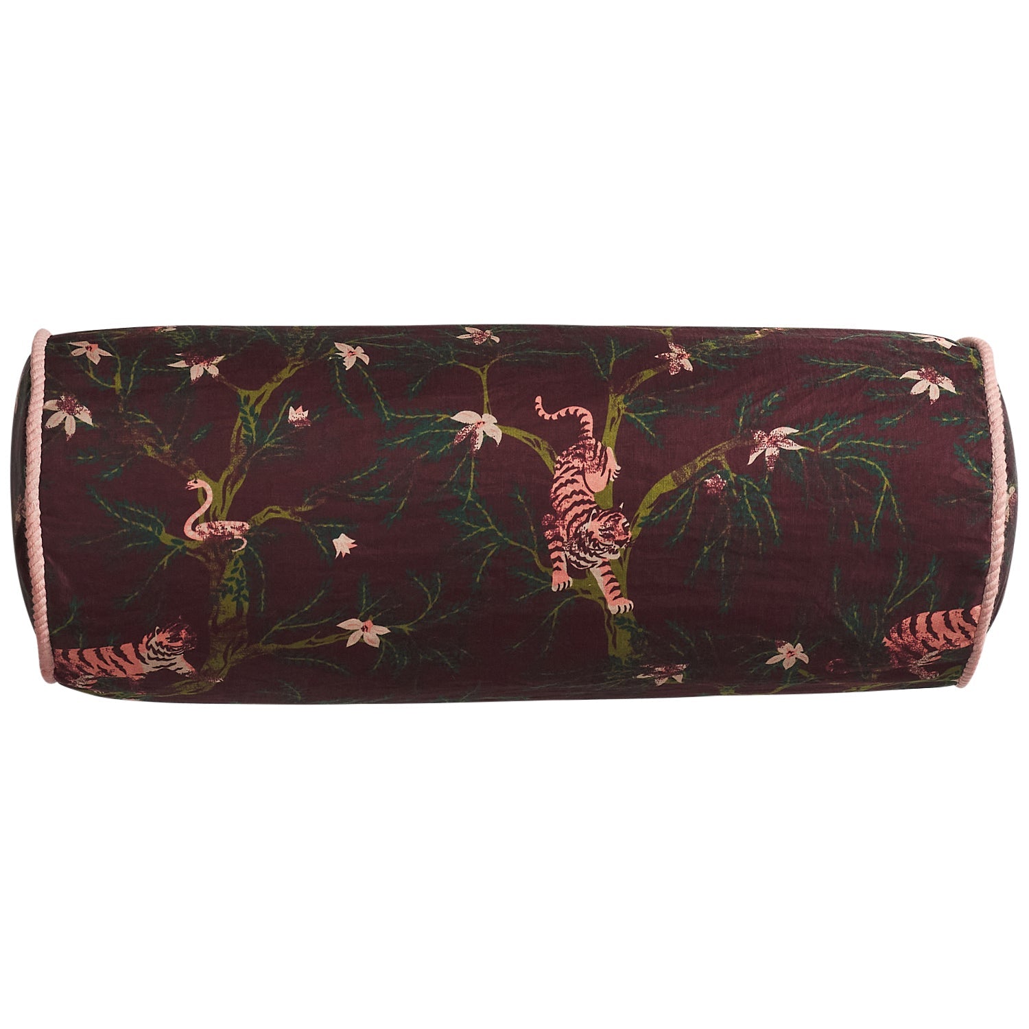 Andrea Bolster Cushion in Rosewood by Sage & Clare