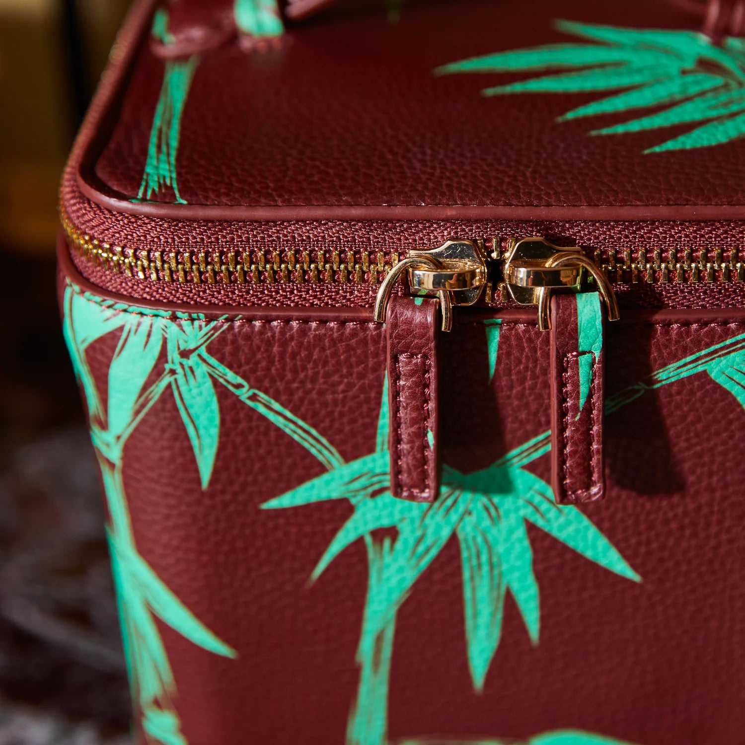 Aneta Small Vanity Case - Rosewood by Sage & Clare