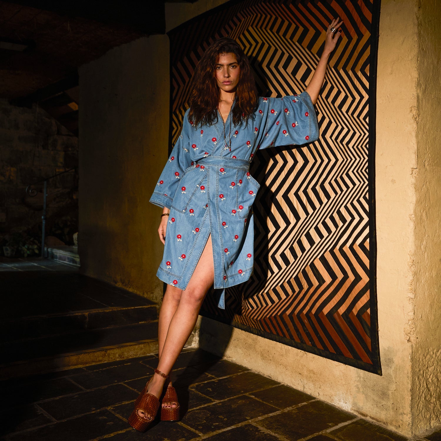Anneliese Denim Robe - Poppy by Sage & Clare