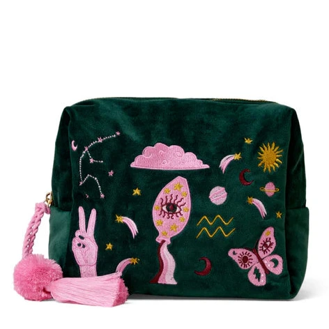 Aquarius astrology beauty bag