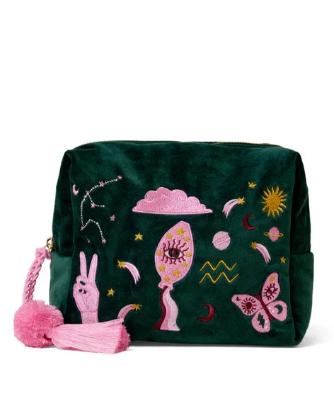 Aquarius astrology beauty bag