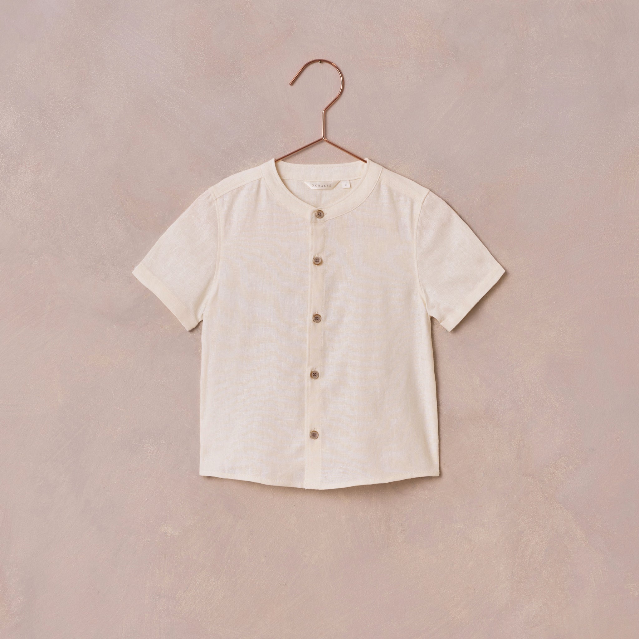 Archie Shirt Ivory | Noralee