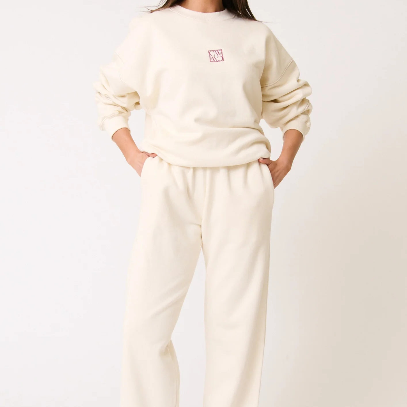 aubrey sweater white