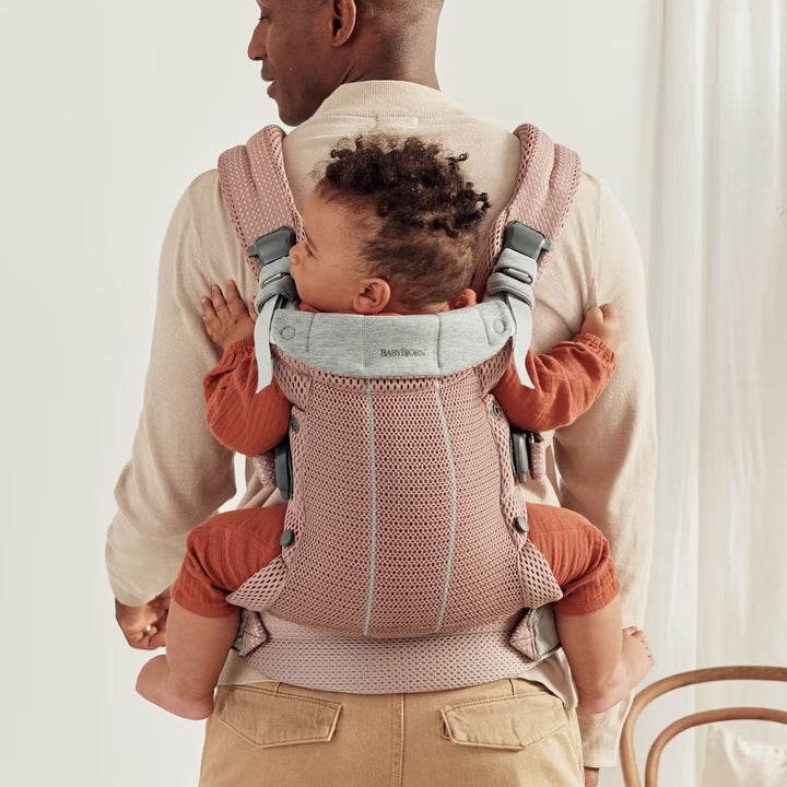 Baby Bjorn Baby Carrier Harmony 3D Dusty Pink stockist Noosa