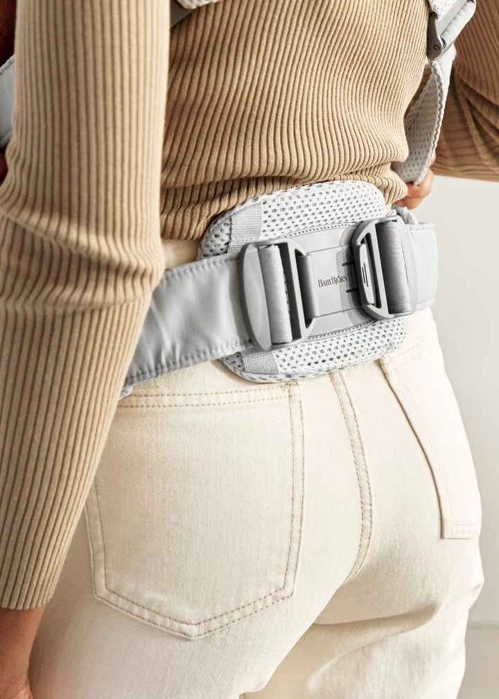 back strap support of Baby Bjorn Baby Carrier Harmony 3D Mesh Silver