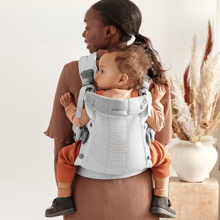 Silver Baby Bjorn baby carrier