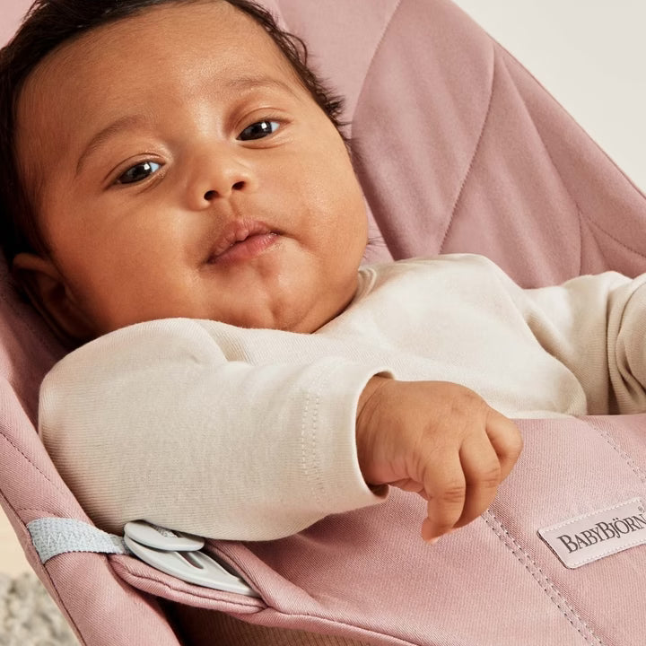 Baby Bjorn Bouncer Bliss Woven Petal Quilt Dusty Pink Noosa