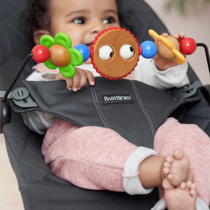 Baby Bjorn Toy for Bouncer – Googly Eyes bright colours