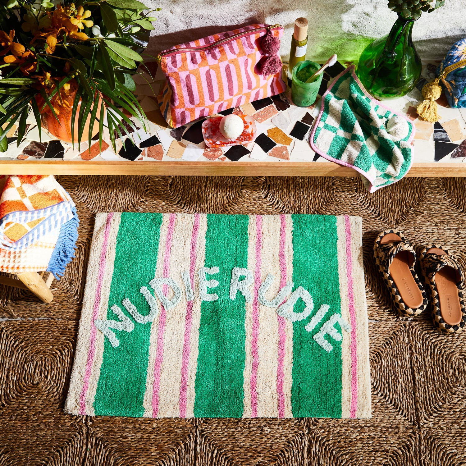 Ballico Perilla Nudie Nudie Bath Mat from Sage & Clare