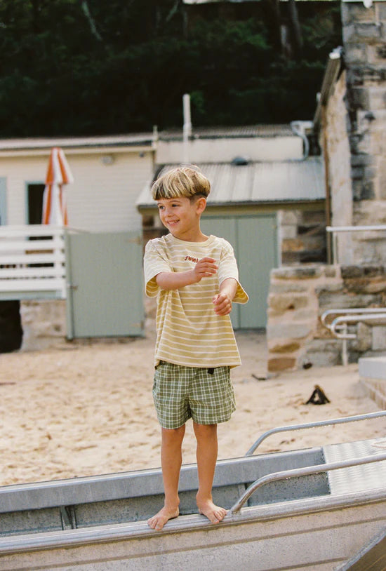 Banjo Short – Green Check by Juni