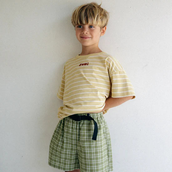 Banjo Short – Green Check by Juni