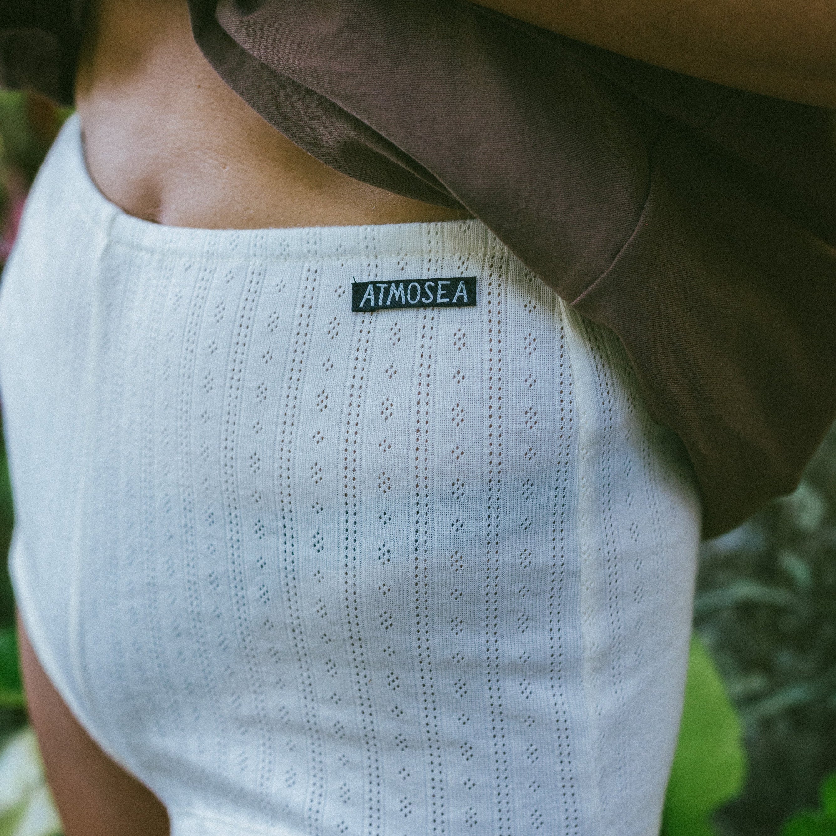 Beach Pj Short - Pointelle Cream | Atmosea