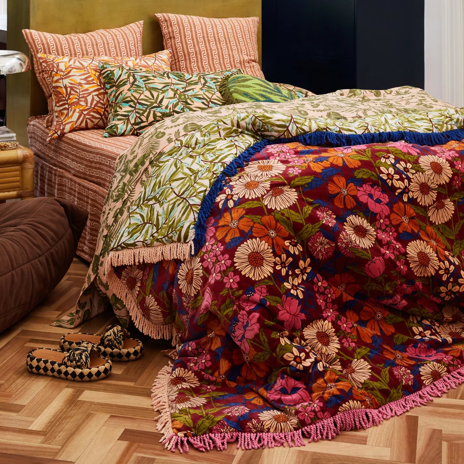 Benita Velvet Blanket - Sage & Clare by