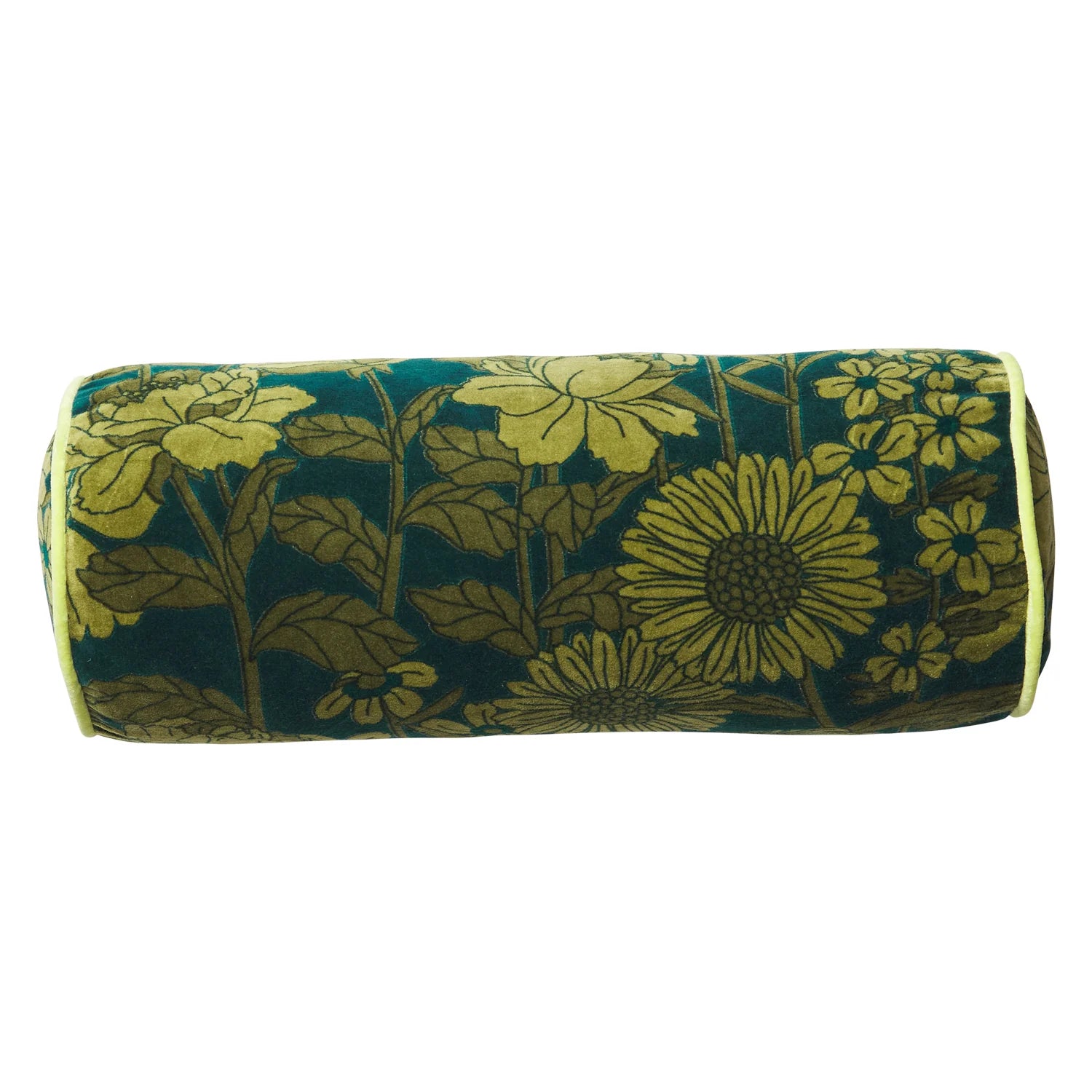Bernanda Velvet Bolster Cushion by Sage & Clare