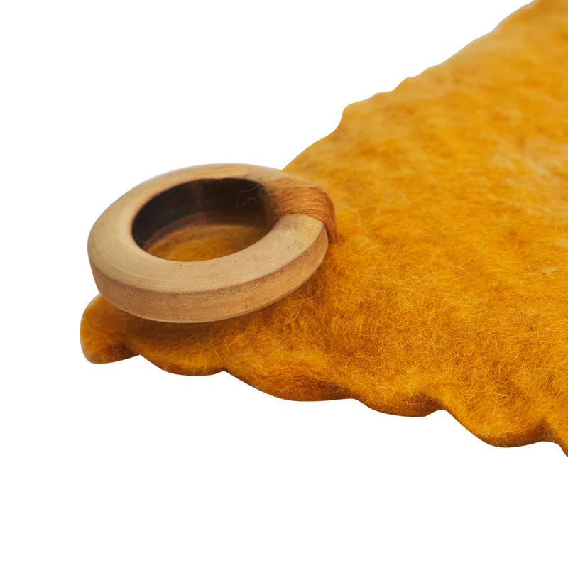 hanging detail of Bernet Felt Advent Calendar by Sage & Clare