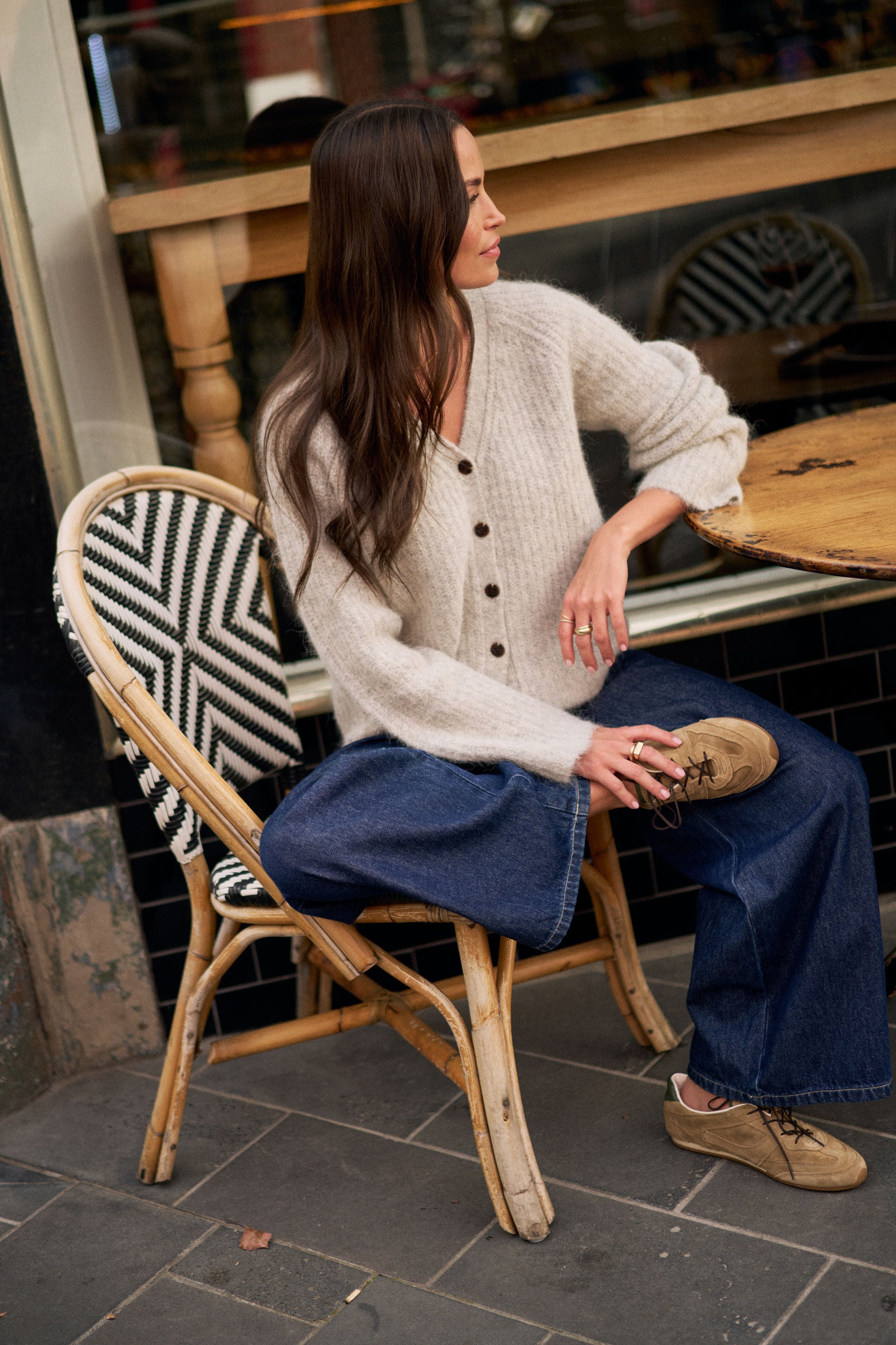 Birdie Lofty Cardi - grey colour by Ceres Life