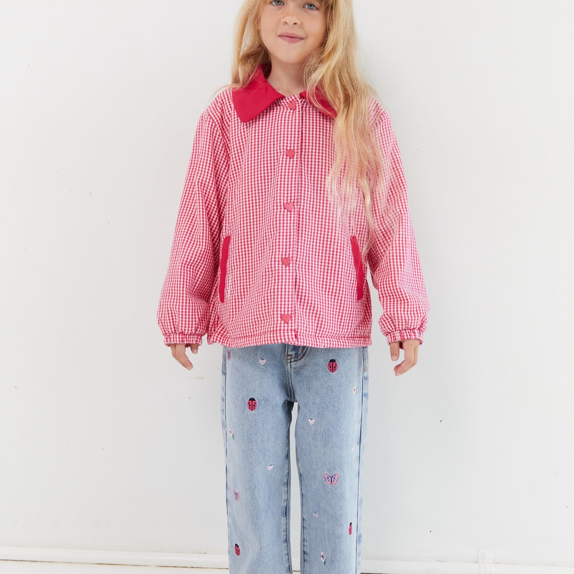 Cotton denim Blair jeans elasticated waistband Juni brand