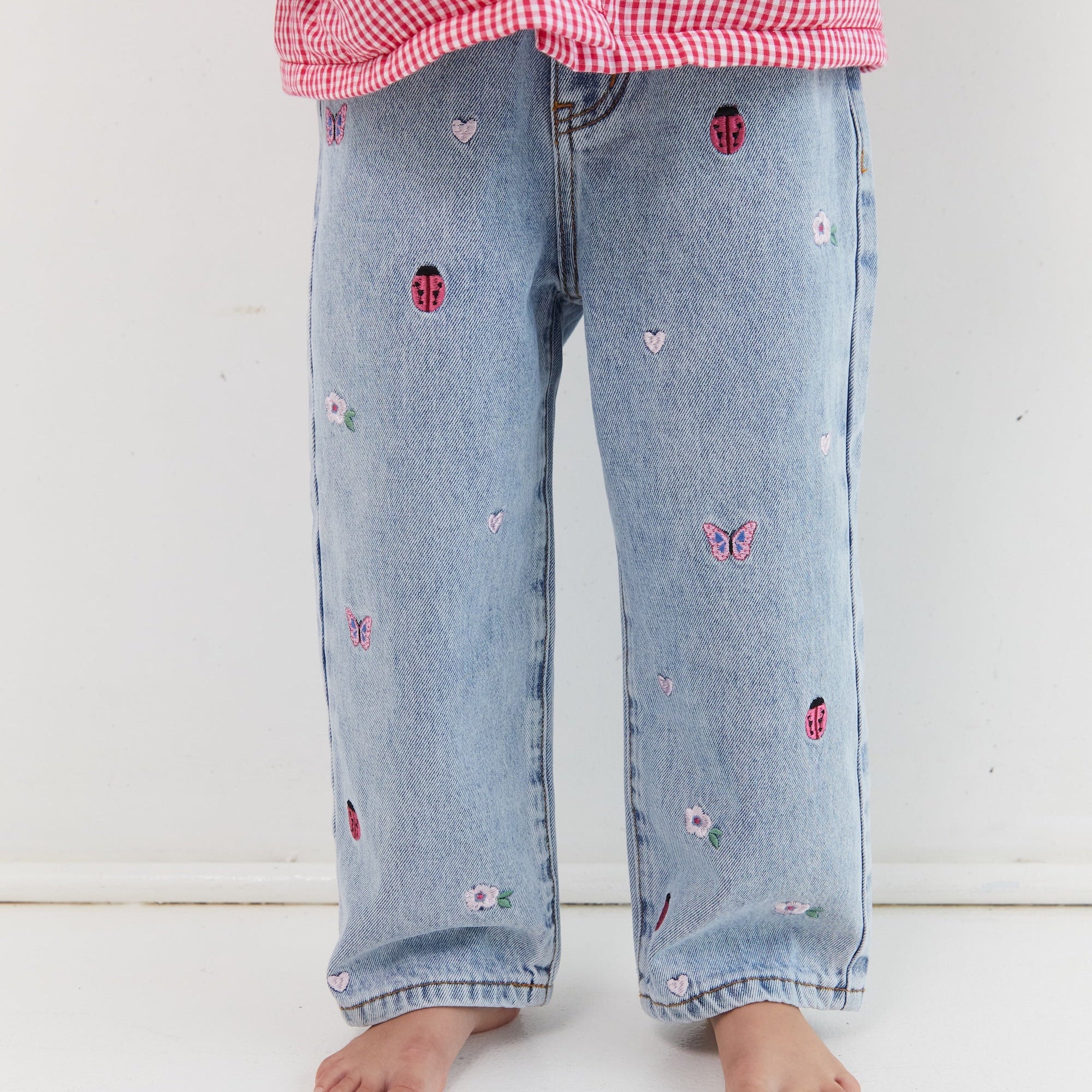 Garden embroidery Blair Jean by Juni