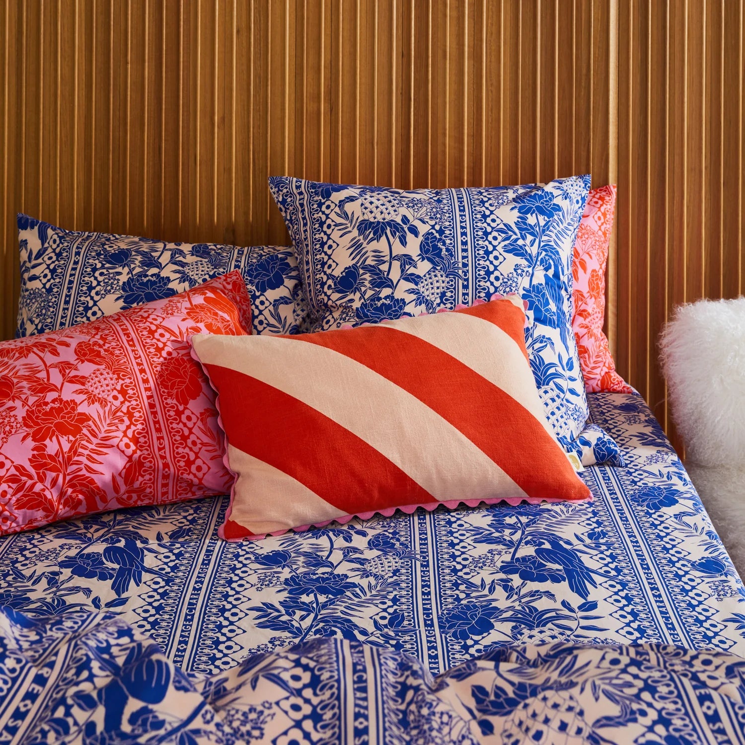 Blanca Ric-Rac Cushion by