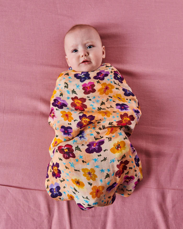 Bamboo Swaddle Design: Sea Friends by Kip & Co