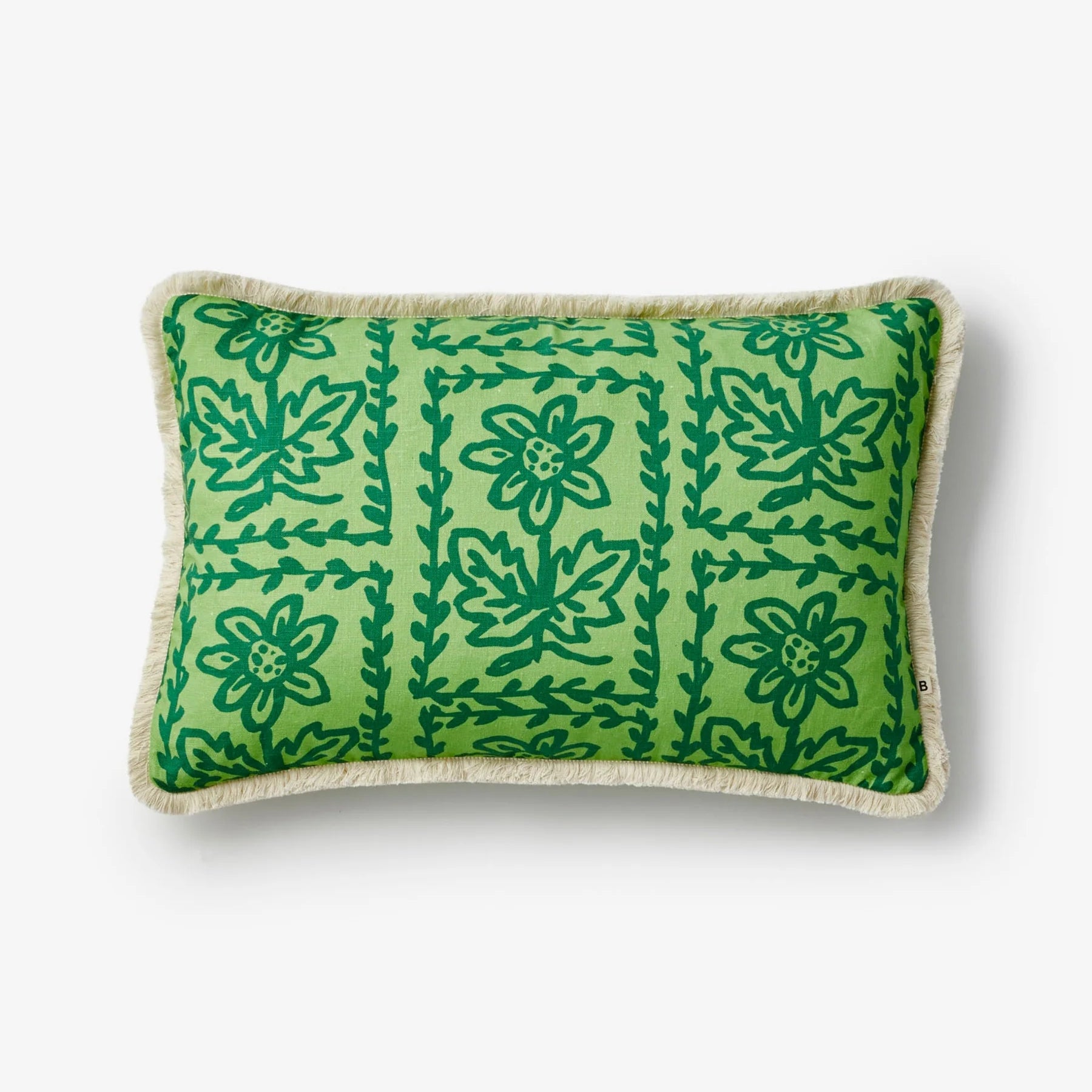 Green daisy verde cushion bonnie neil
