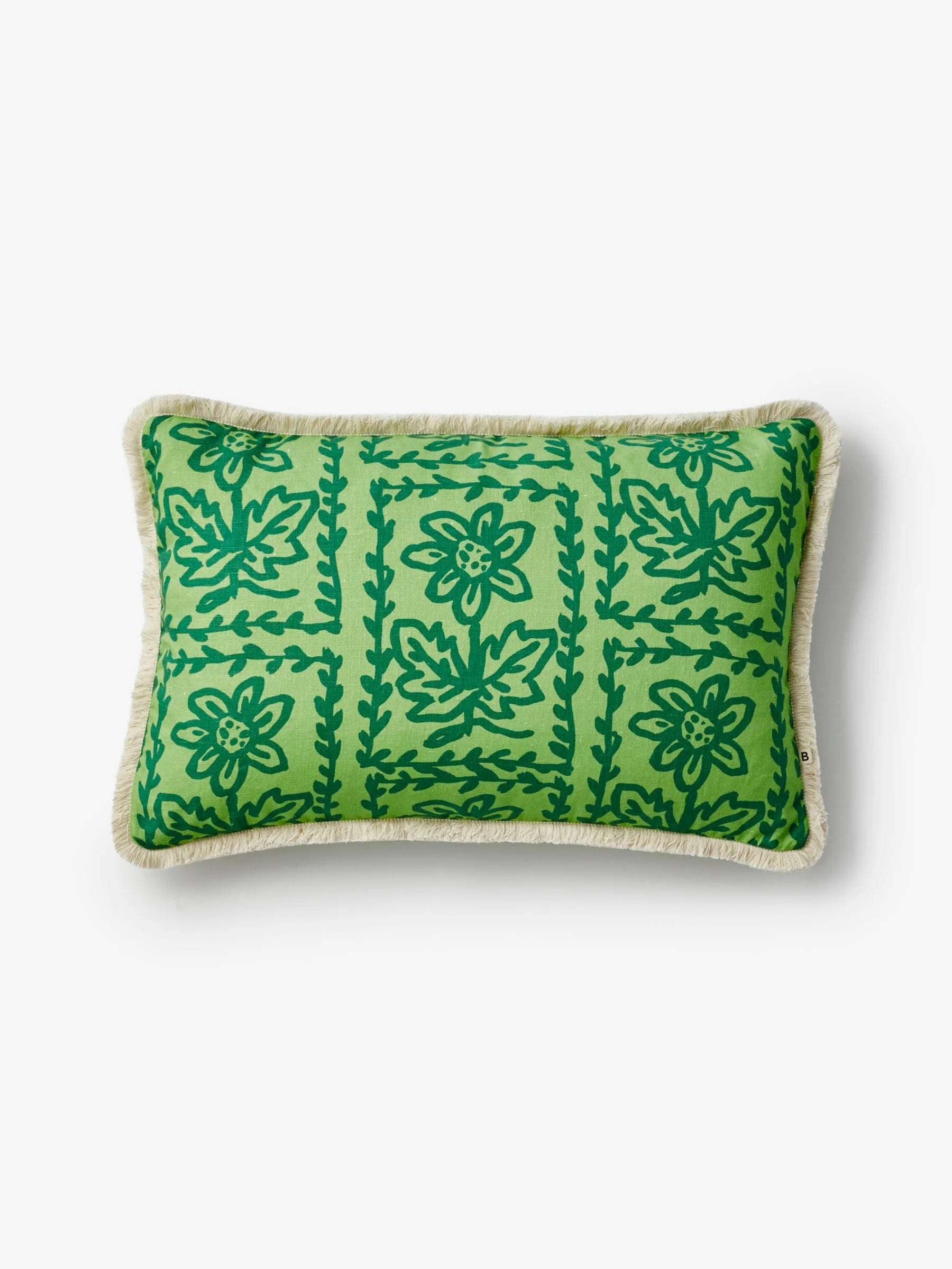 Green daisy verde cushion bonnie neil