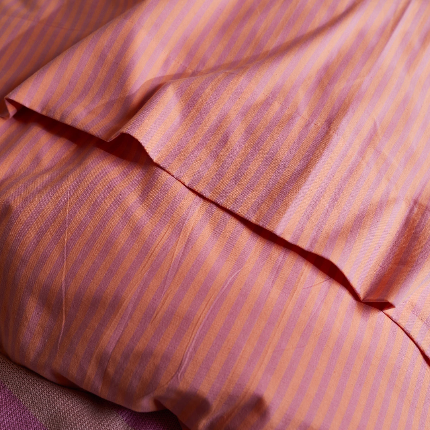 Bundi cotton fitted sheet in king size from sage and Clare