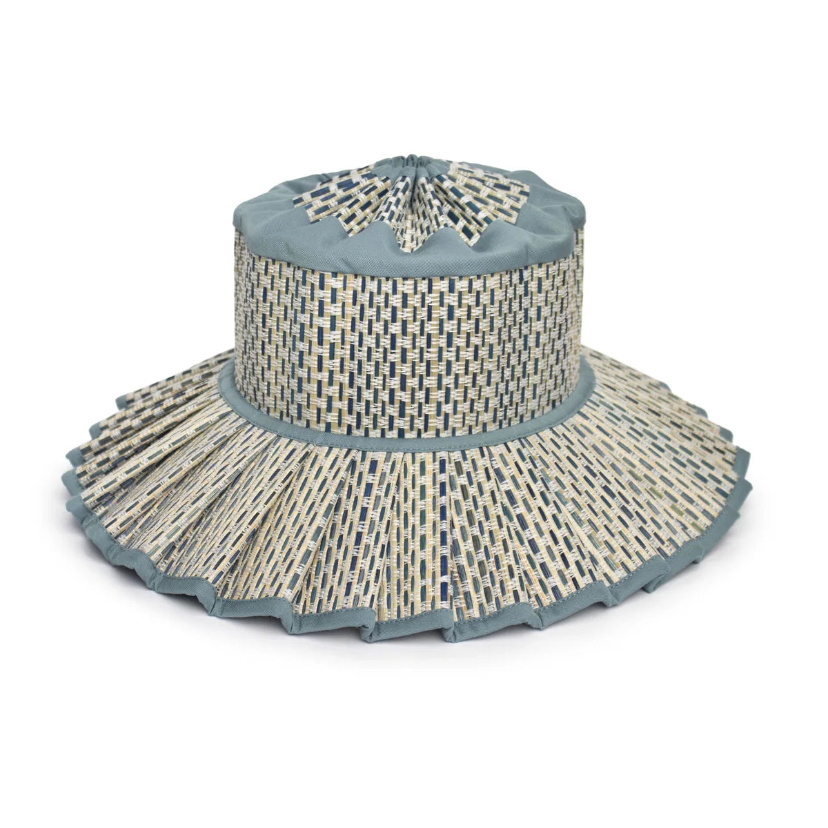 Burano Capri Hat Lorna Murray blue coloured hat