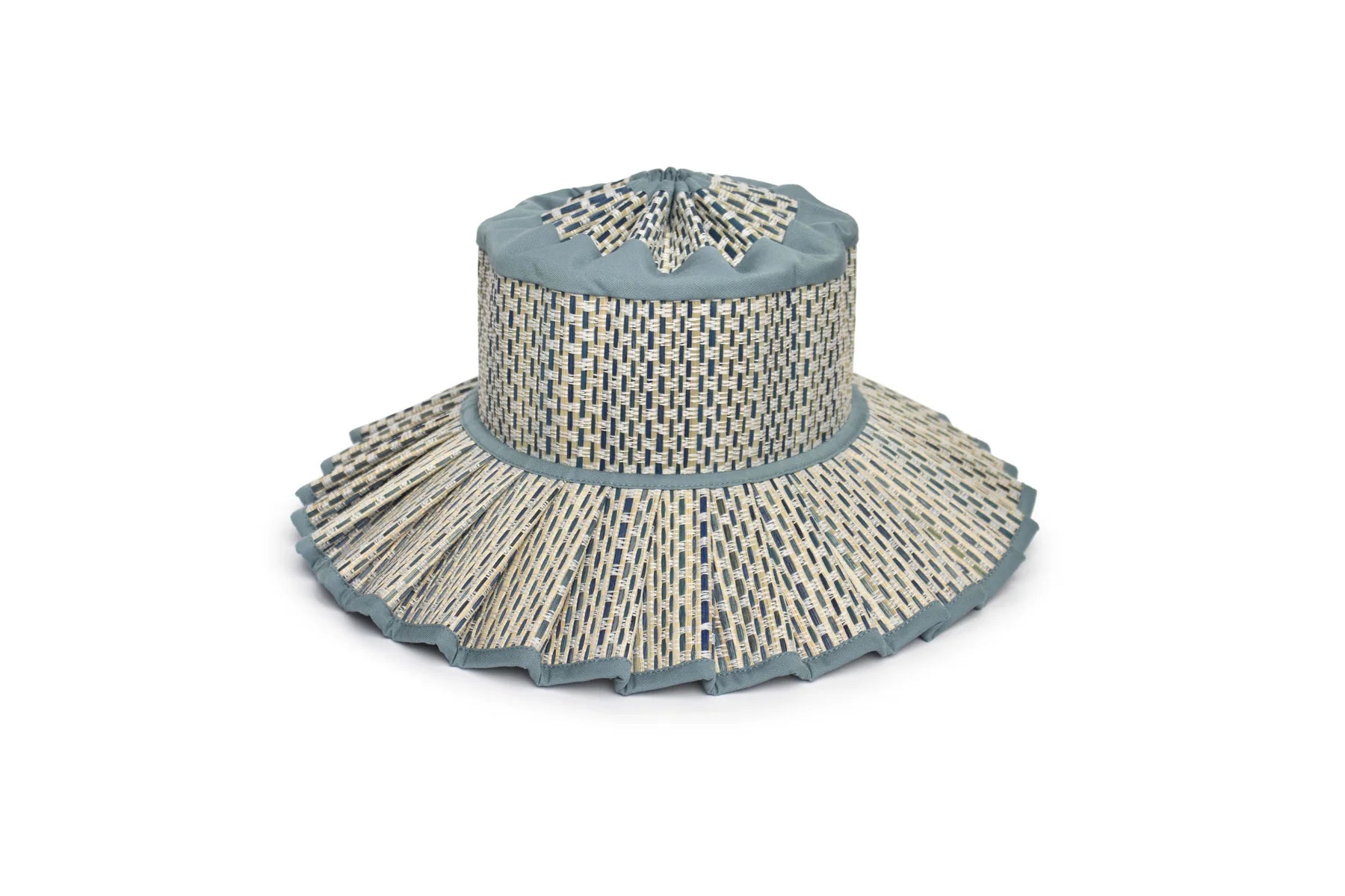 Burano Capri Hat Lorna Murray blue coloured hat