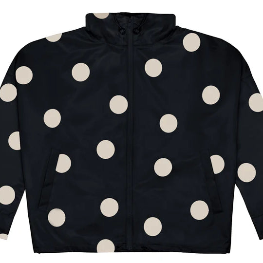 Black and Whit Polka Dot Raincoat from Castle