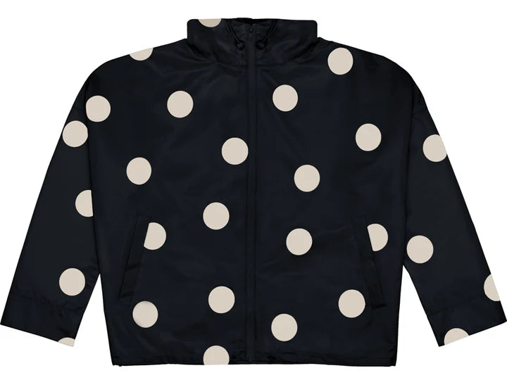 Black and Whit Polka Dot Raincoat from Castle