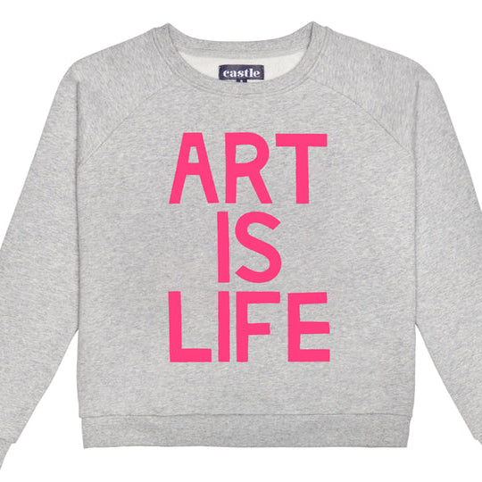 ART IS LIFE grey merle sweater from CASTLE