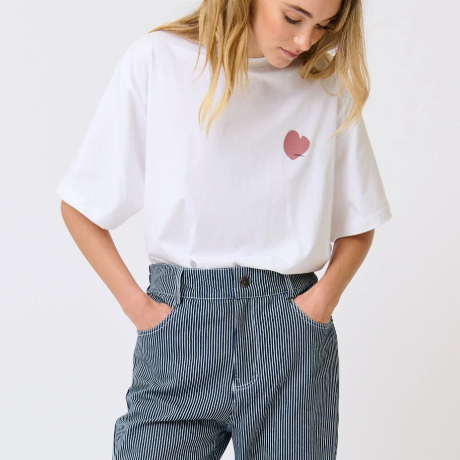 Jeana white tee from cartel and willow