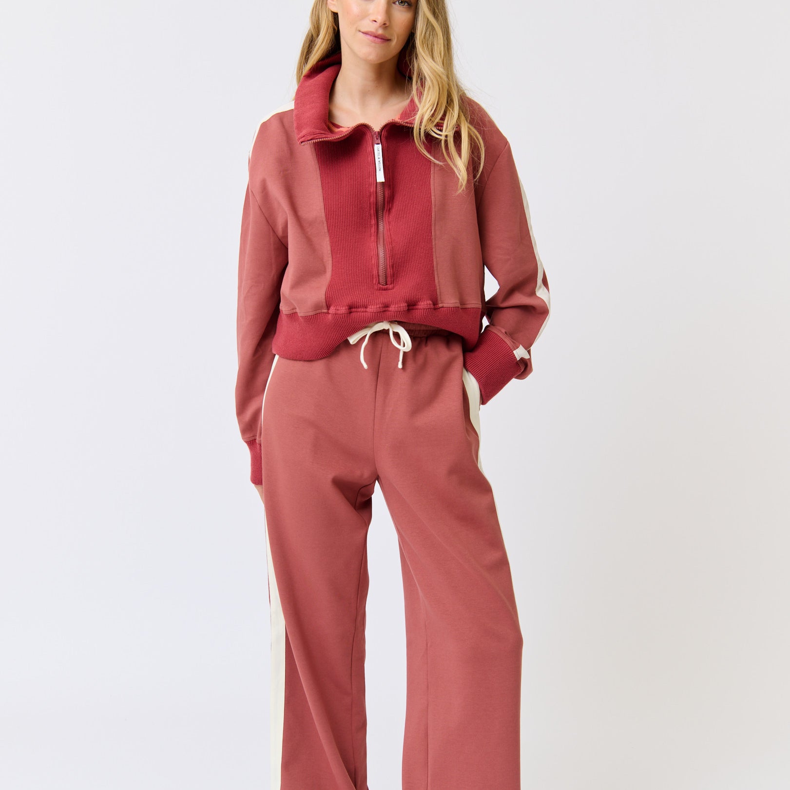 Adeline pant in dusty rose