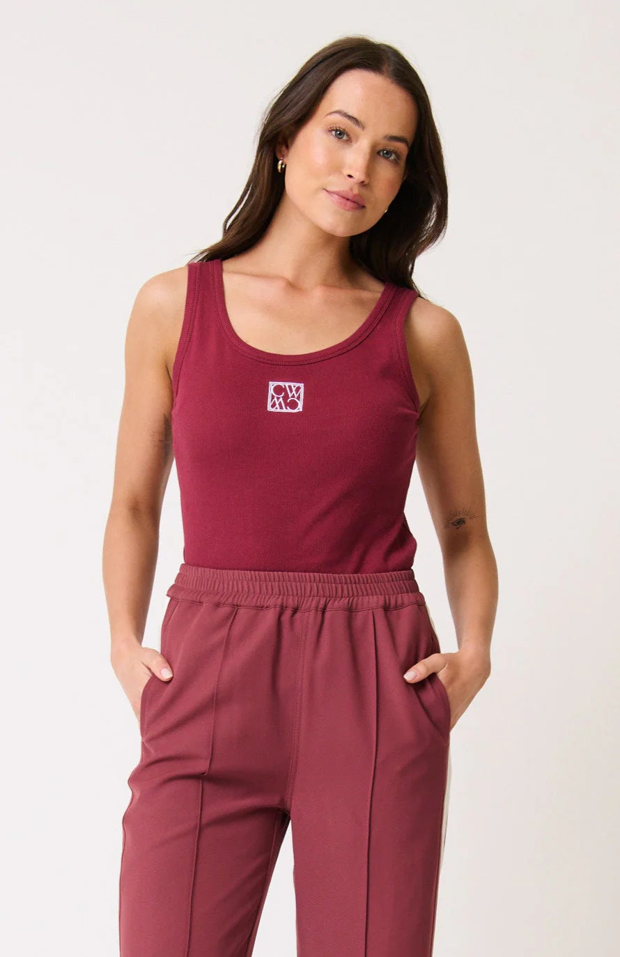 Tarrah Tank in Plum by Cartel and Willow
