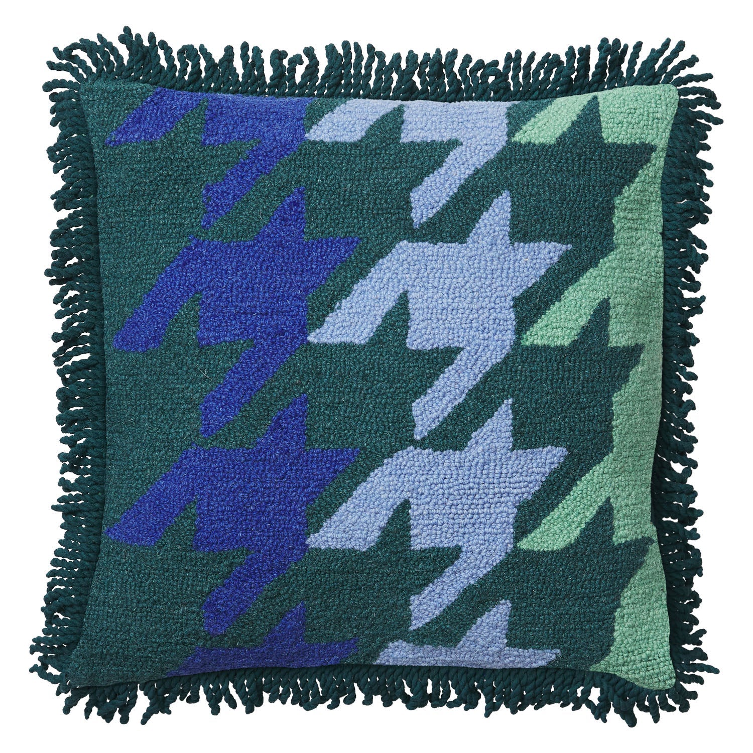 Cedro Punch Needle Cushion Peacock by