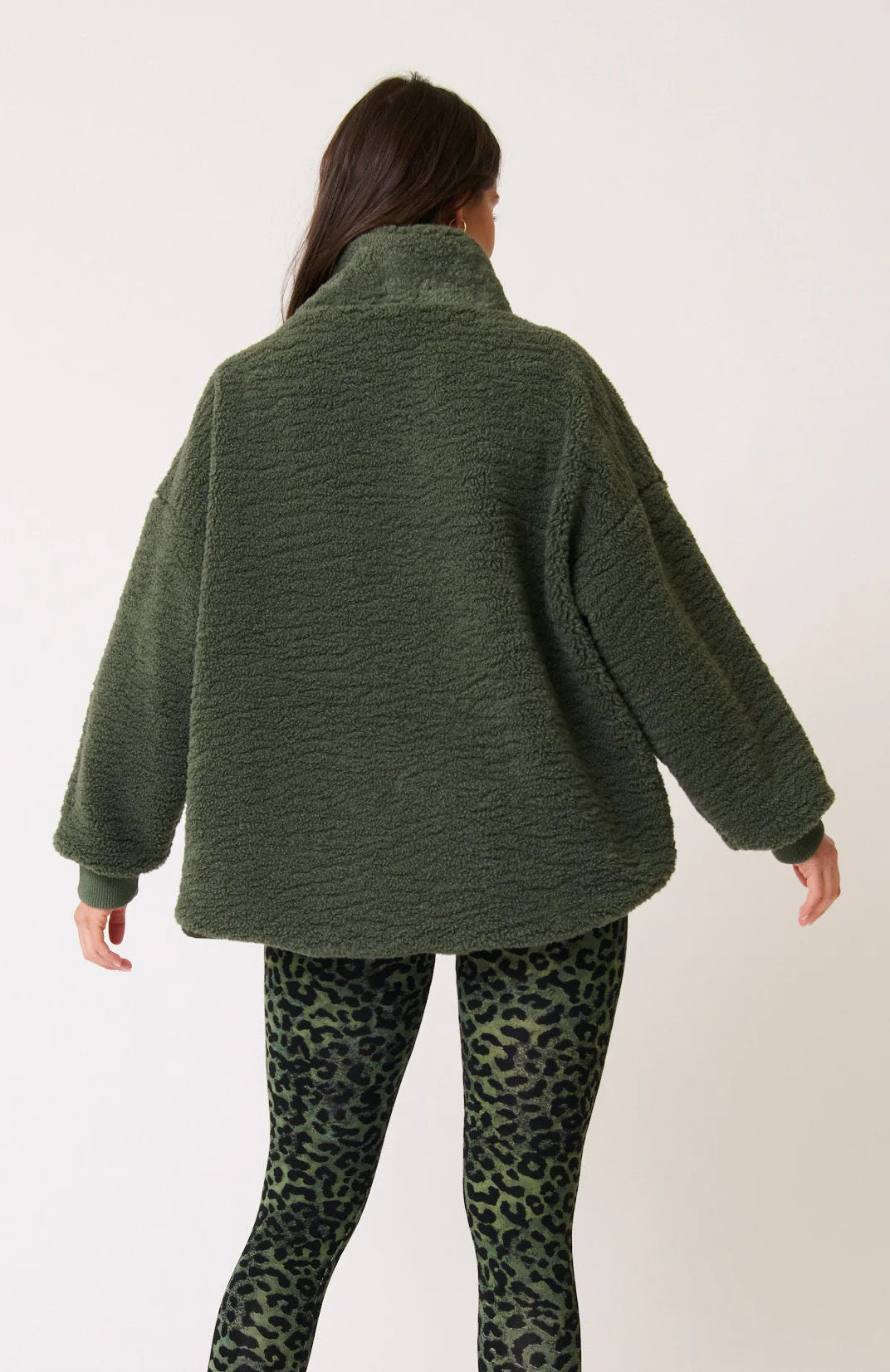 Cosy green Celeste Pullover Thyme by Cartel & Willow