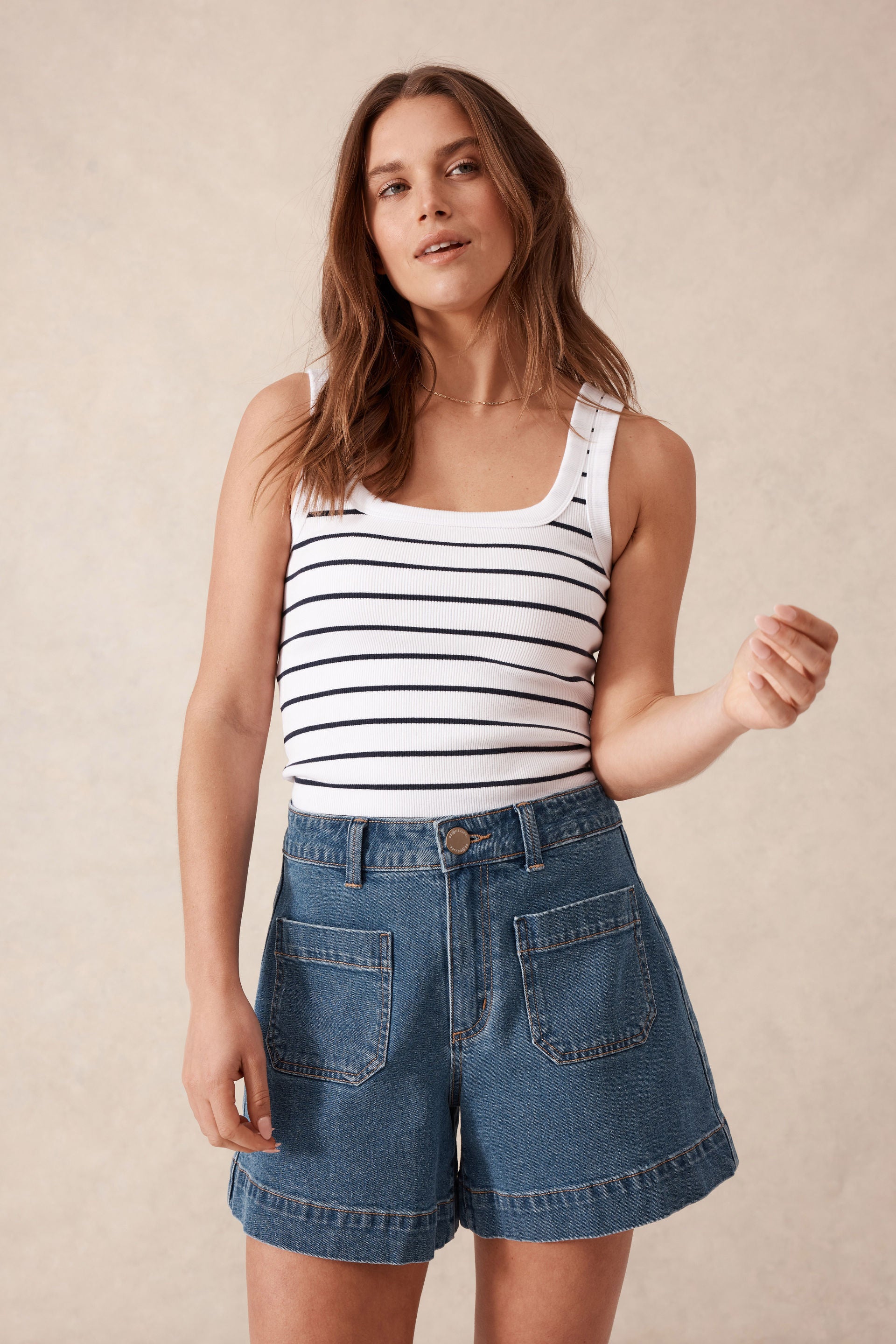 Ceres Life Denim shorts