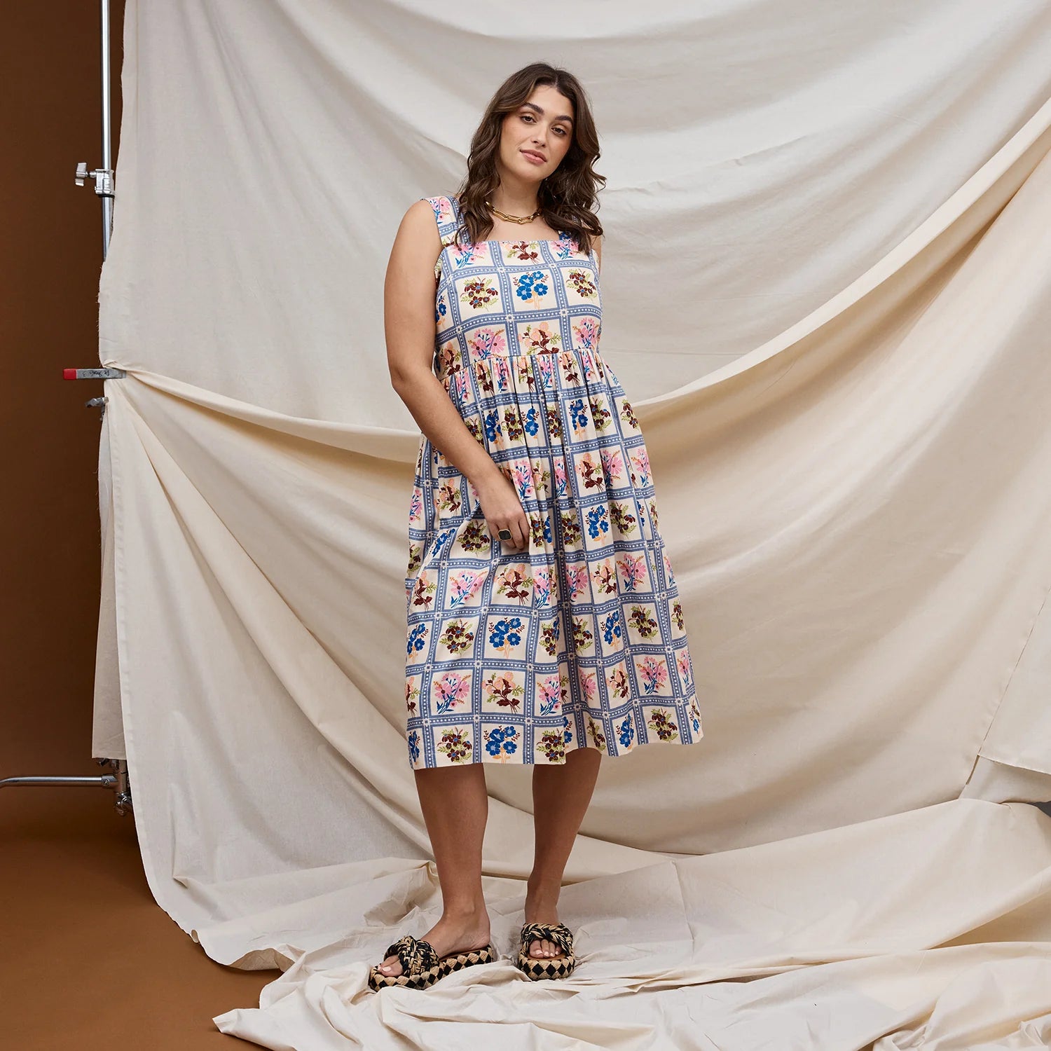 Charita Strappy Maxi Dress by Sage and Clare