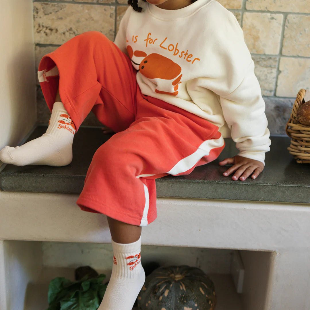 Ciao Tutti Relaxed Pants Napoli Red by Golden Children